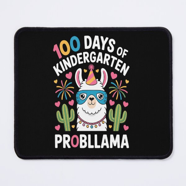 Item preview, 100 Days of Kindergarten No Probllama Llama designed and sold by Moxizz.
