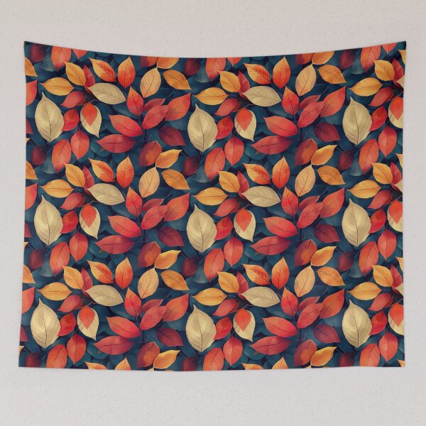 Item preview, Warm Autumn Leaves Fall Foliage Pattern designed and sold by NTGUILTY.