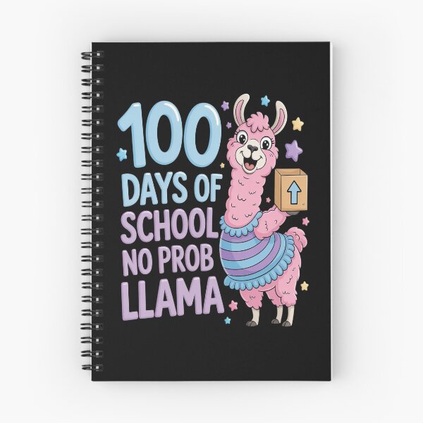 Item preview, 100 Days of School No Probllama Llama 100th day Gamers designed and sold by Moxizz.