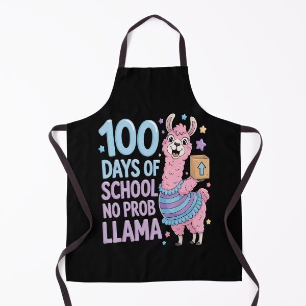 Item preview, 100 Days of School No Probllama Llama 100th day Gamers designed and sold by Moxizz.