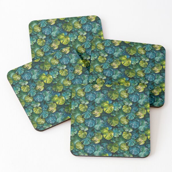 Item preview, Lush Tropical Monstera Leaves Seamless Pattern designed and sold by NTGUILTY.