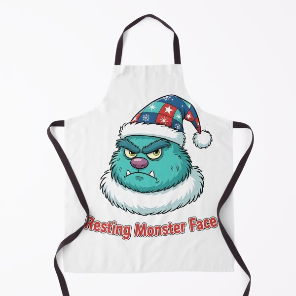 Item preview, Resting Monster Face - Funny Christmas Grumpy Monster Design designed and sold by SoulenCify.
