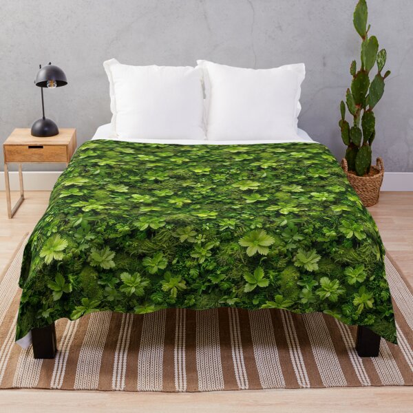 Item preview, Lush Green Moss Small Foliage Pattern designed and sold by NTGUILTY.