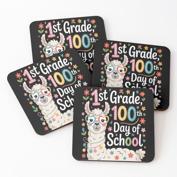 Item preview, 100th day of School No Prob Llama 100 Days Of 1st Grade designed and sold by Moxizz.