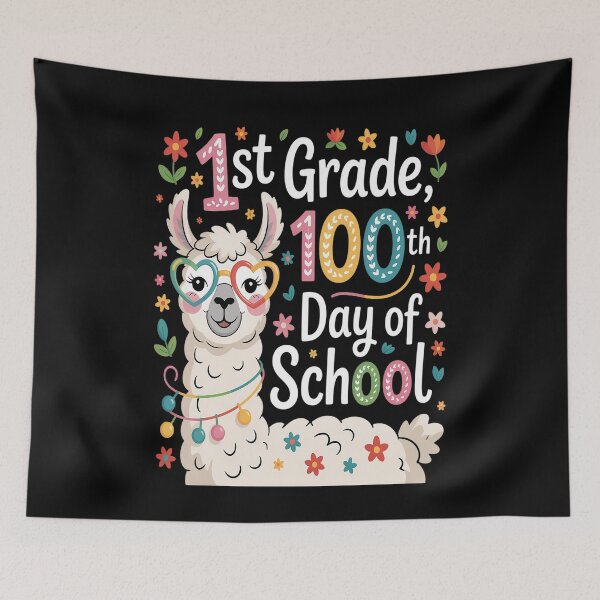 Item preview, 100th day of School No Prob Llama 100 Days Of 1st Grade designed and sold by Moxizz.