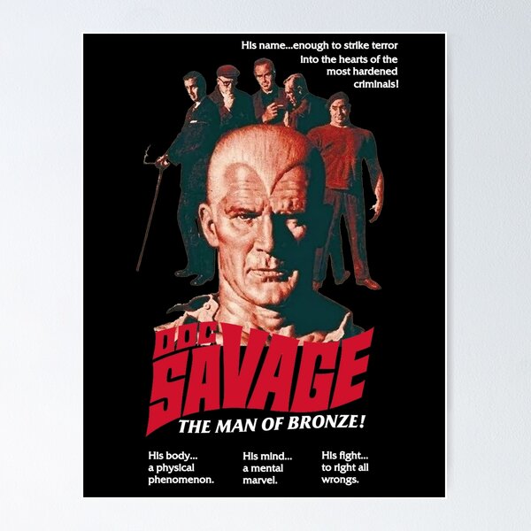 Item preview, Doc Savage [design 1] [white] designed and sold by red-leaf.