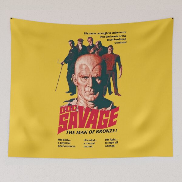 Item preview, Doc Savage [design 1] [black] designed and sold by red-leaf.