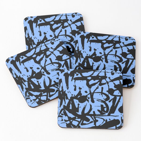 Item preview, Graffiti in Blue & Black designed and sold by ViaARTfactory.