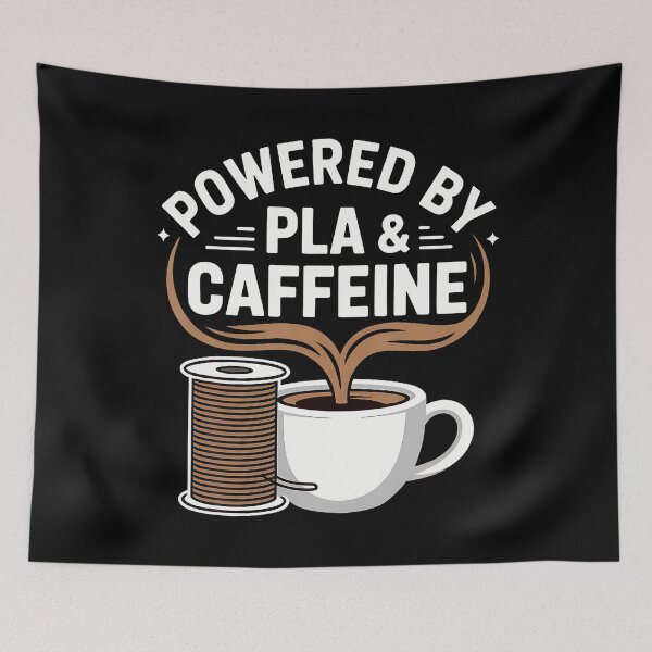 Item preview, 3D Printer Nerd Coffee Maker Filament Print designed and sold by BrandyMegan.