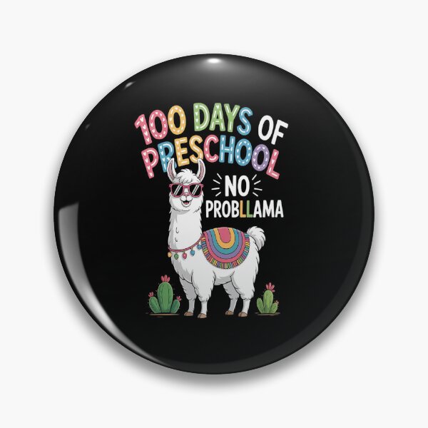 Item preview, 100th day of school No Prob Llama Happy 100th day designed and sold by Moxizz.