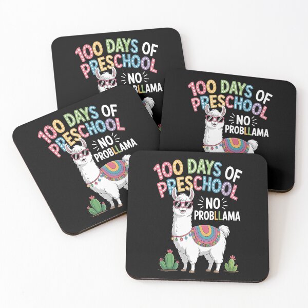 Item preview, 100th day of school No Prob Llama Happy 100th day designed and sold by Moxizz.