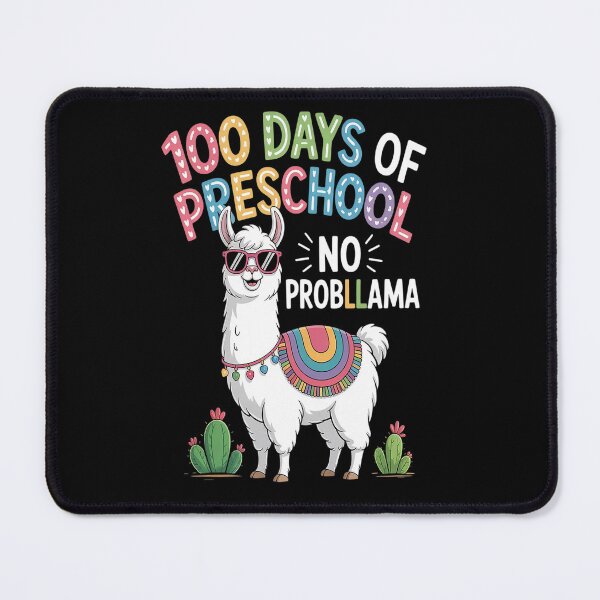 Item preview, 100th day of school No Prob Llama Happy 100th day designed and sold by Moxizz.