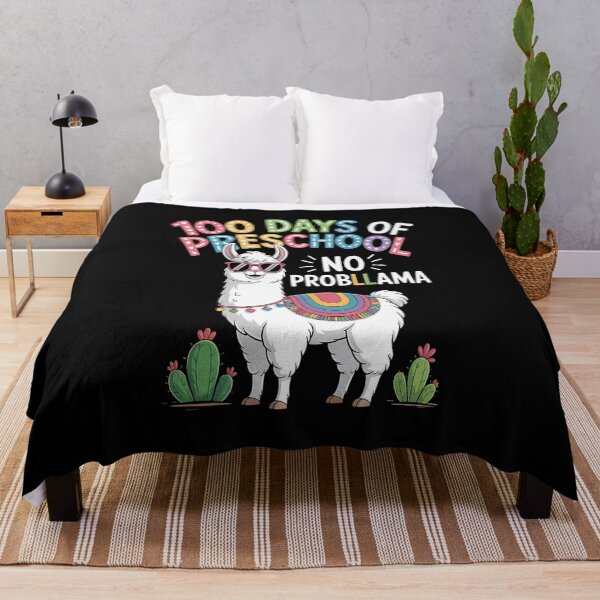 Item preview, 100th day of school No Prob Llama Happy 100th day designed and sold by Moxizz.