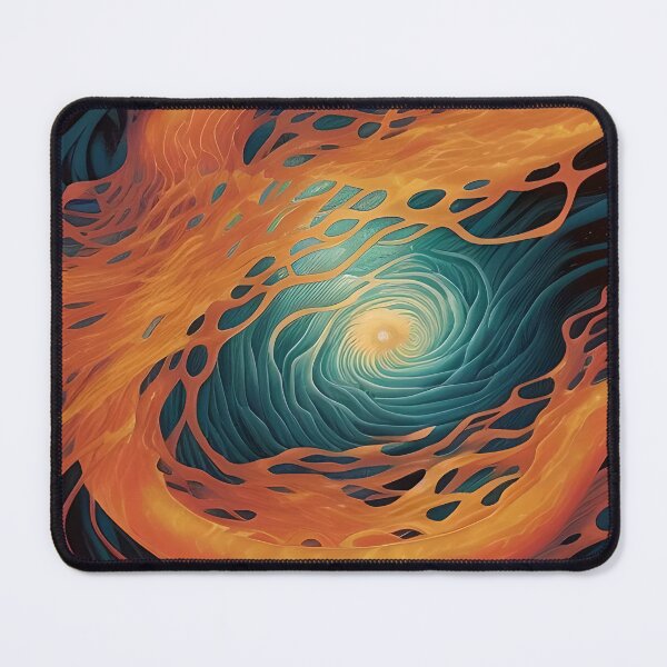 Item preview, The flames of the dragon on a cloudy night - abstract designed and sold by ShaDeS-AI-Art.