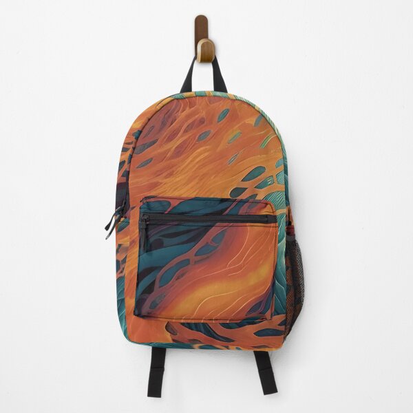 Item preview, The flames of the dragon on a cloudy night - abstract designed and sold by ShaDeS-AI-Art.