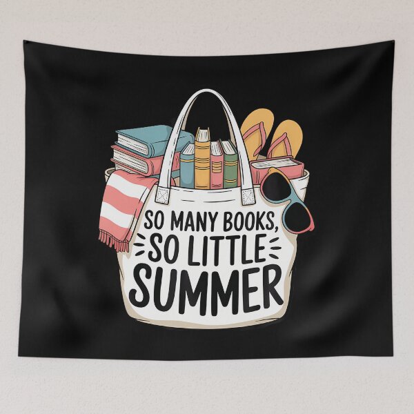 Item preview, So Many Books So Little Summer Holiday designed and sold by TommieJune.