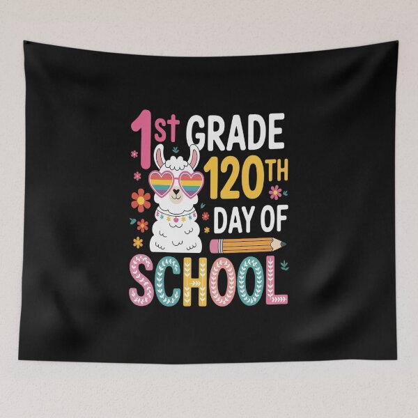 Item preview, 120th day of School No Prob Llama 120 Days Of 1st Grade designed and sold by Moxizz.