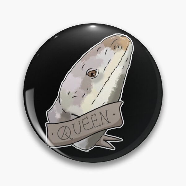 Item preview, Queen Northern Blue Tongue Skink  designed and sold by MoodyItalianArt.