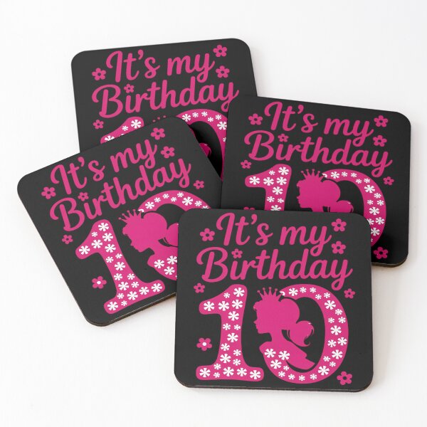 Item preview, It's My 10th Birthday Girl Doll 10 Years Old Bday Girl Party designed and sold by genkihikki.