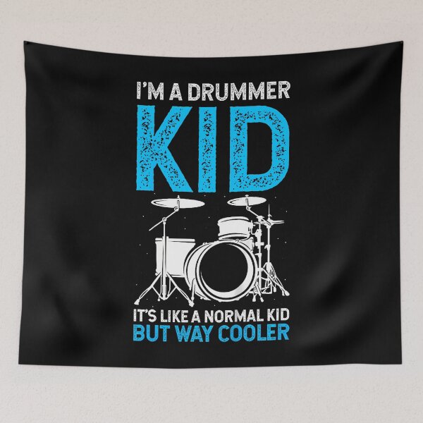 Item preview, I'M A Drummer Kid It's Like A Normal Kid But Way Cooler Drum designed and sold by SheilaAnjelica.