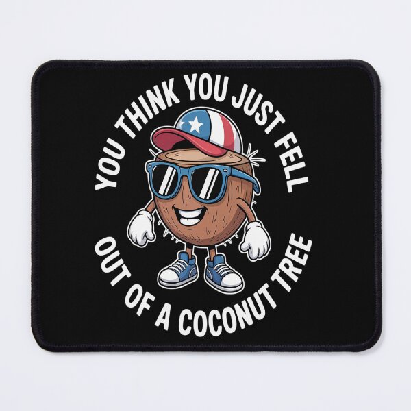 Item preview, Coconut Tree Political Humor Statement USA designed and sold by Moxizz.