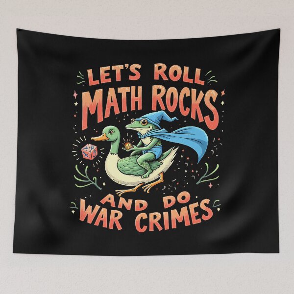 Item preview, Chaos Roll Frog Wizard Math Rocks Tabletop Meme designed and sold by TommieJune.