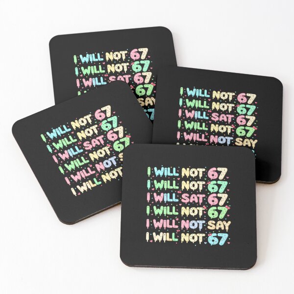 Item preview, 67 Write Lines Six Seven Meme Funny 6 7 Joke designed and sold by PeggyBeverly.