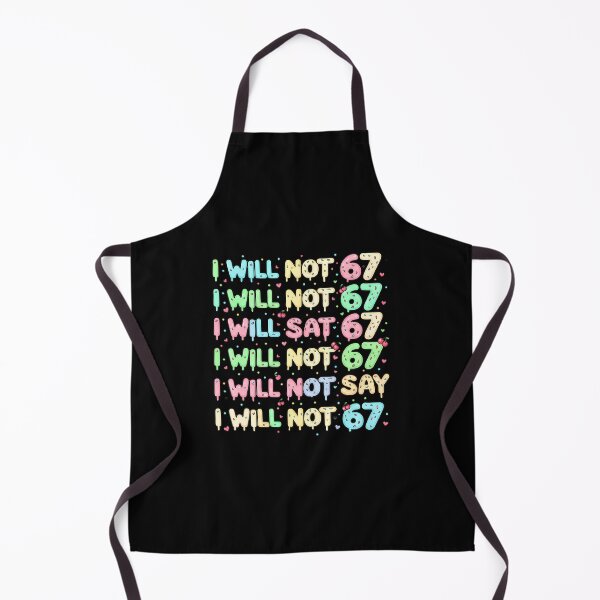 Item preview, 67 Write Lines Six Seven Meme Funny 6 7 Joke designed and sold by PeggyBeverly.