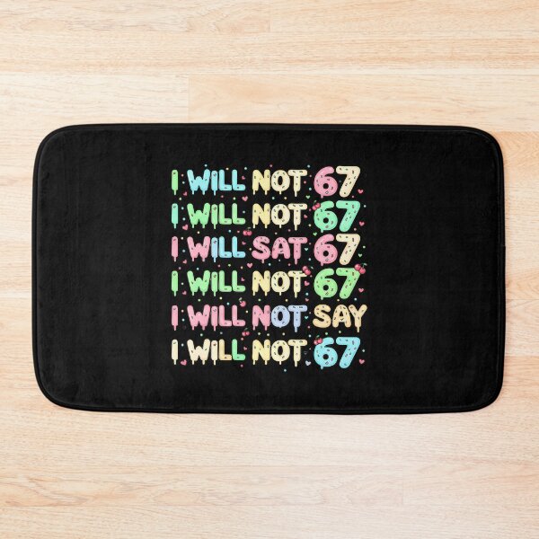 Item preview, 67 Write Lines Six Seven Meme Funny 6 7 Joke designed and sold by PeggyBeverly.