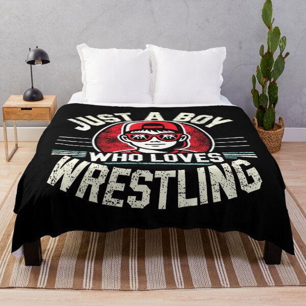 Item preview, Just A Boy Who Loves Wrestling Boys Wrestler designed and sold by BeverlyBrenda.