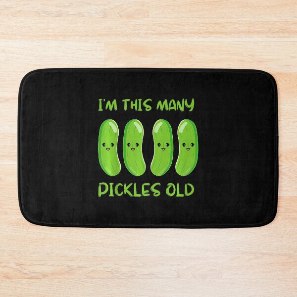 Item preview, I'M This Many Pickles Old - 4Th Birthday 4 Years Old Bday designed and sold by BrandyMegan.