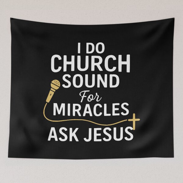 Item preview, Church Sound Guy I Do Church Sound For Miracles Ask Jesus designed and sold by RuthSheila.