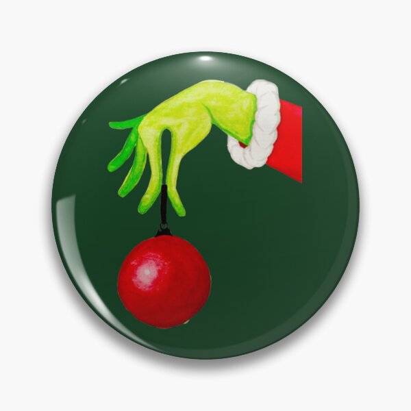 Item preview, Hand-painted with watercolor - Grinch's hand holding a Christmas ornament. designed and sold by Greitas.