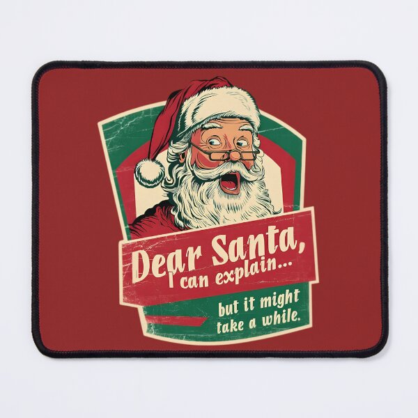 Item preview, “Oops, Santa! I Swear I Can Explain Everything.” designed and sold by SamartkitDesign.