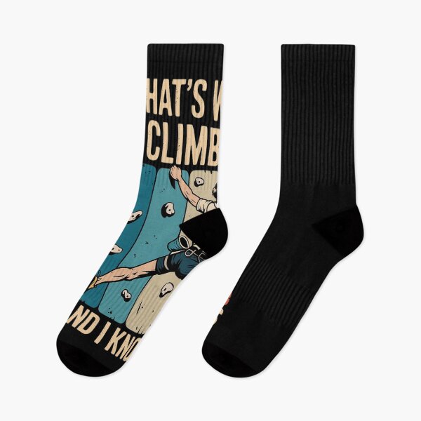 Item preview, I Climb Walls And I Know Things Funny Rock Climbing Boulder designed and sold by Moxizz.