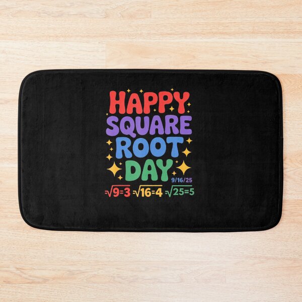 Item preview, Cool Retro Happy Square Root Day Number Joke designed and sold by EarlineRenee.