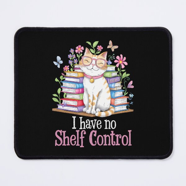 Item preview, Retro I Have No Shelf Control Cat Bookworm Squad Literature designed and sold by TommieJune.