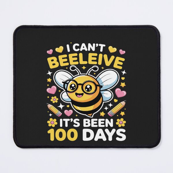 Item preview, I Can't Believe Its Been 100 Days Cute Bee 100th Day School designed and sold by Hofersofer.