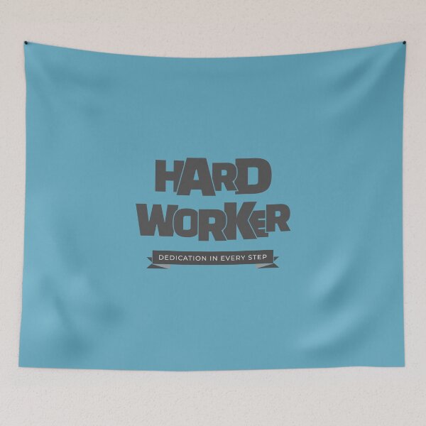 Item preview, Bold Hard Worker Motivational Typography designed and sold by toonword93.