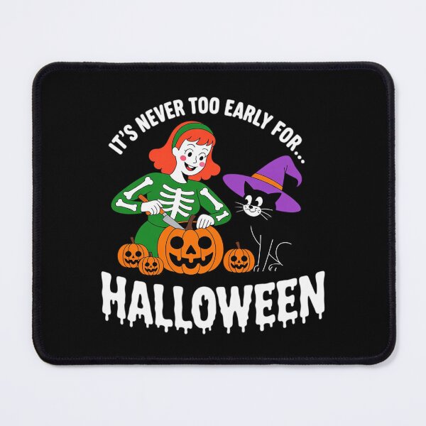 Item preview, Its Never Too Early for Halloween Cat Pumpkin Jack O Lantern designed and sold by ProudForFunny.