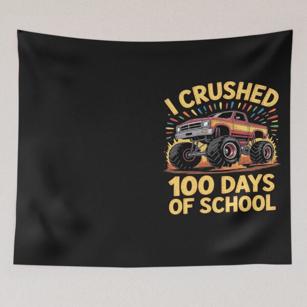 Item preview, I Crushed 100 Days Of School Kids Boys 100th Day Of School designed and sold by Hofersofer.