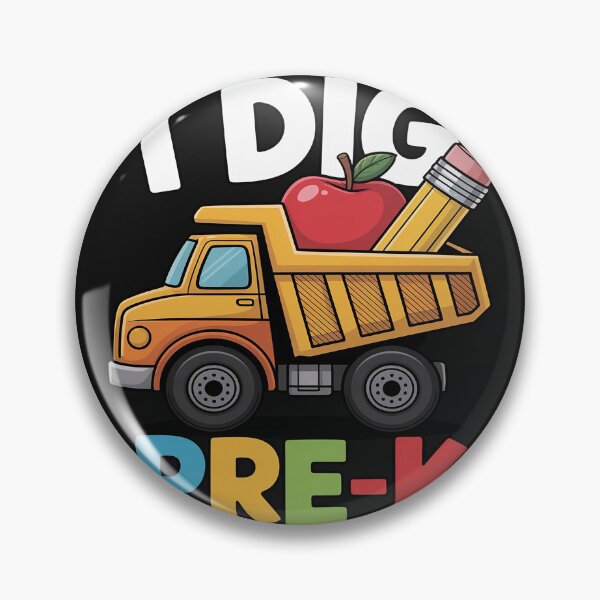 Item preview, I Dig Pre-K Teacher Student Truck School designed and sold by Hofersofer.