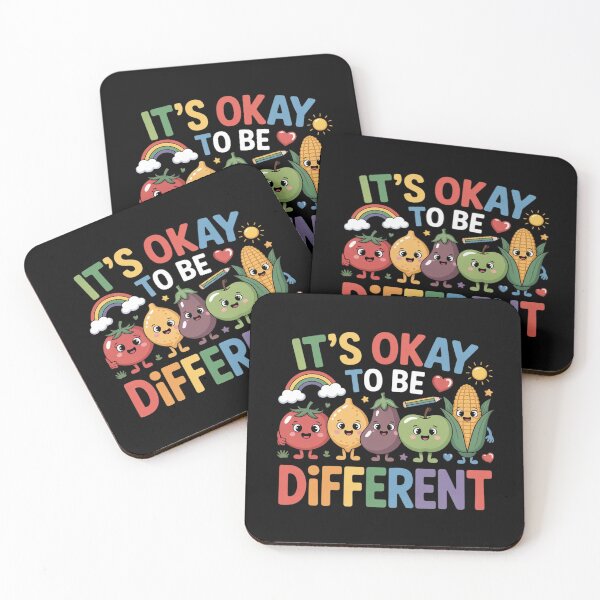 Item preview, It's Ok to Be Different Apple Teacher Autism Awareness designed and sold by ProudForFunny.