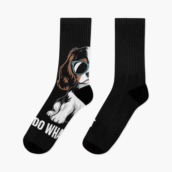Item preview,  Do What I Want Tricolor Cavalier Spaniel Lover  designed and sold by lilLilaBatArt.