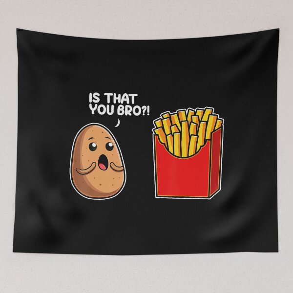 Item preview, Is That You Bro Potato French Fry Vegetable Funny Food Pun designed and sold by AndreaBonnie.