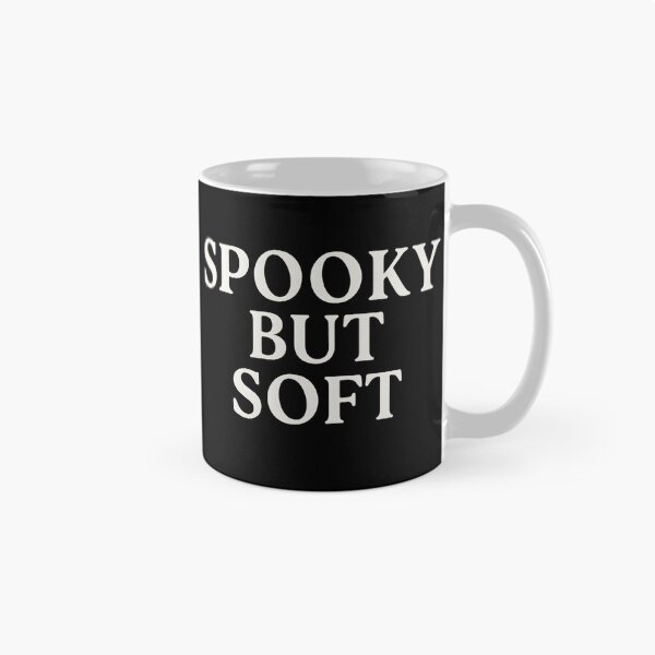 Item preview, Spooky But Soft – Cute Goth Aesthetic Text Design designed and sold by Mouraludia.