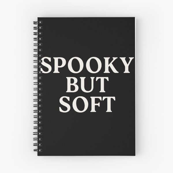 Item preview, Spooky But Soft – Cute Goth Aesthetic Text Design designed and sold by Mouraludia.