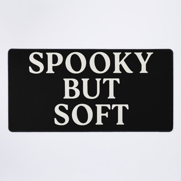 Item preview, Spooky But Soft – Cute Goth Aesthetic Text Design designed and sold by Mouraludia.