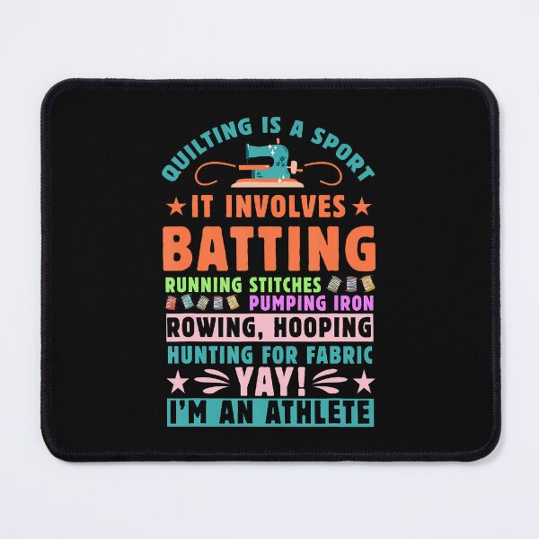 Item preview, Quilting Is A Sport Funny Quilt Sayings Sewer Quilter designed and sold by EarlineRenee.