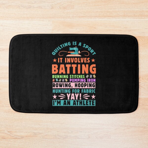 Item preview, Quilting Is A Sport Funny Quilt Sayings Sewer Quilter designed and sold by EarlineRenee.